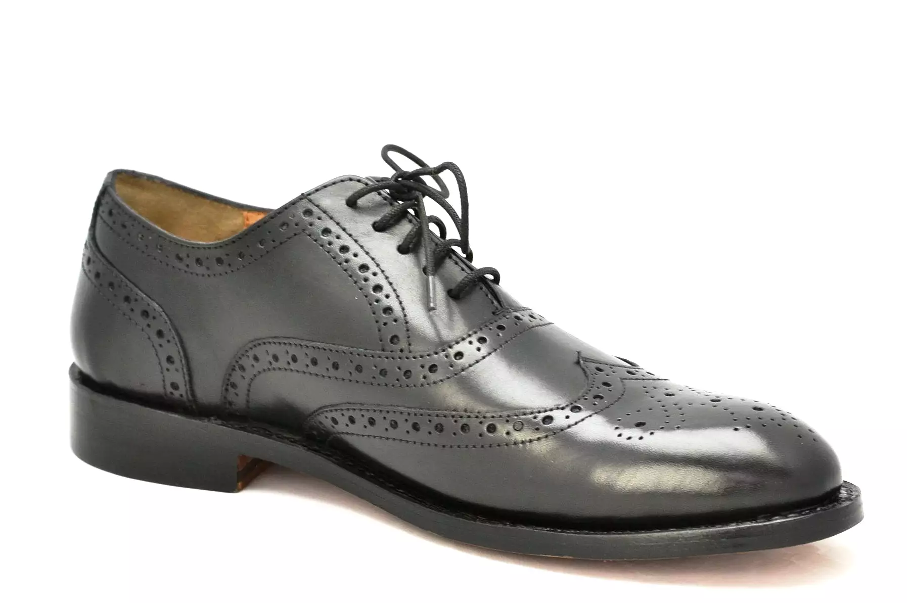 Wingtip brogue |  Black  |  calf