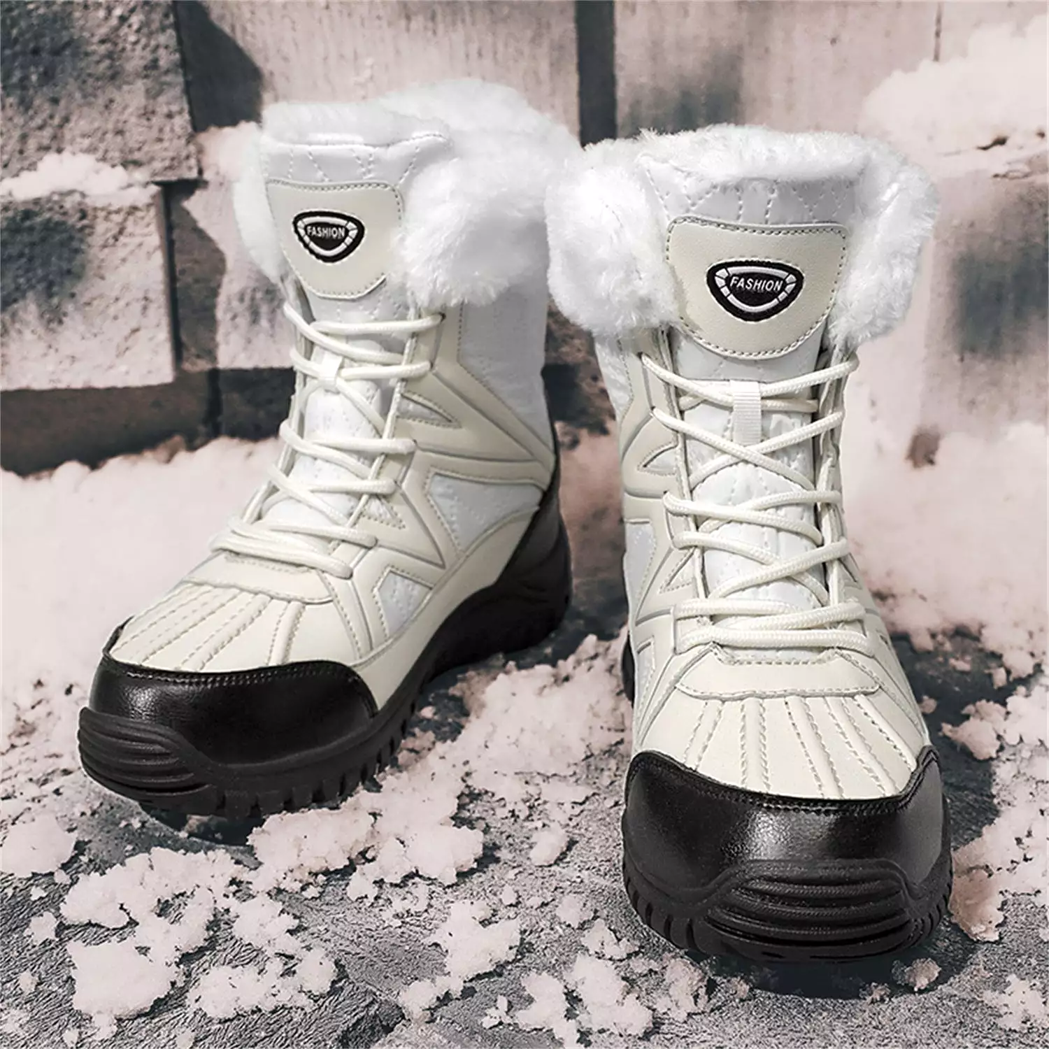 Women's Cold Weather Snow Boots Winter Walking Shoes Cotton Outdoor Booties