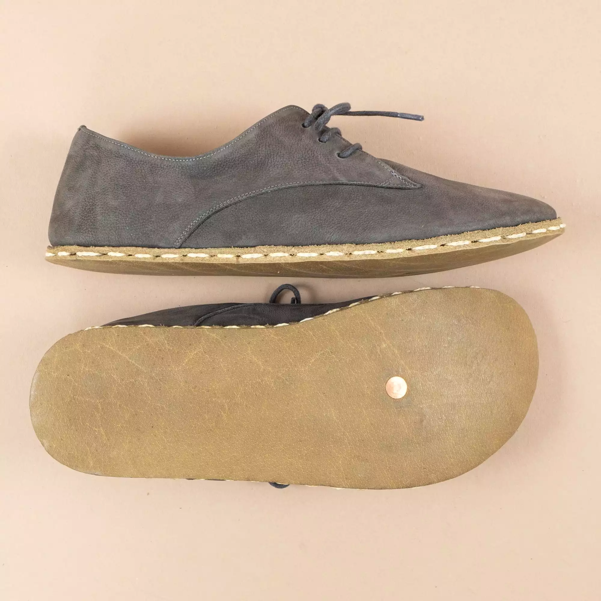 Women's Gray Oxfords