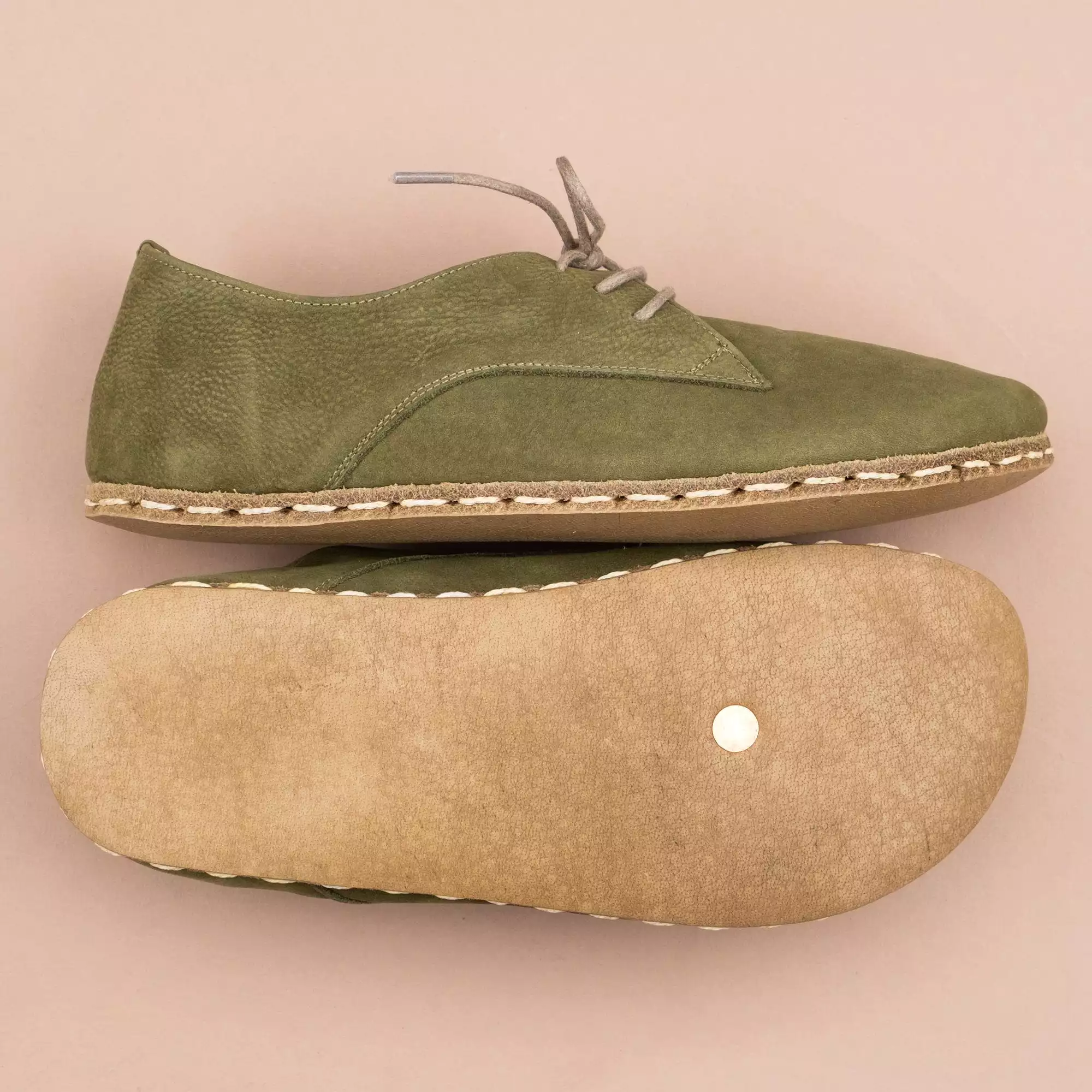 Women's Olive Oxfords