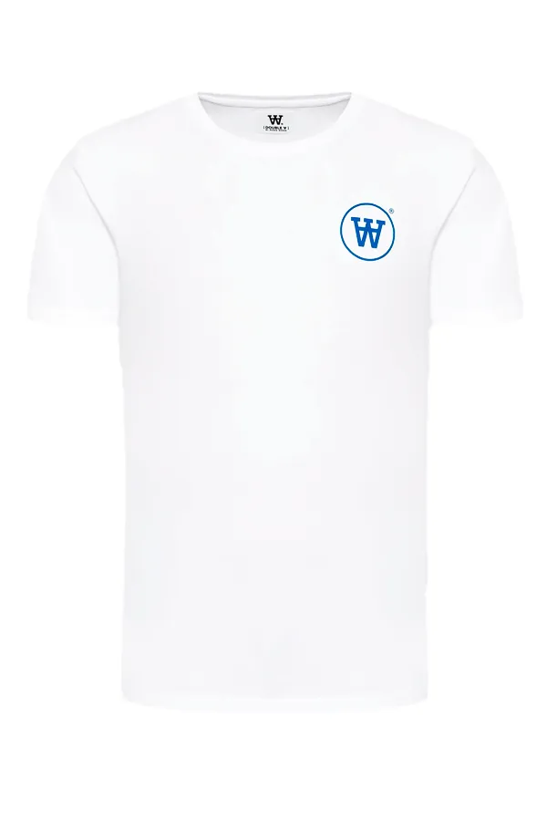 Wood Wood AA Circle Logo Tee White