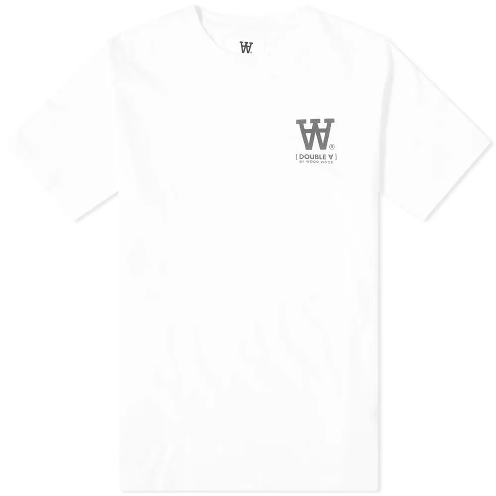 Wood Wood Ace AA Small Logo T-ShirtBright White