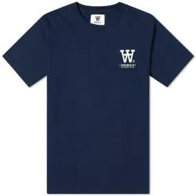 Wood Wood Ace AA Small Logo T-ShirtNavy