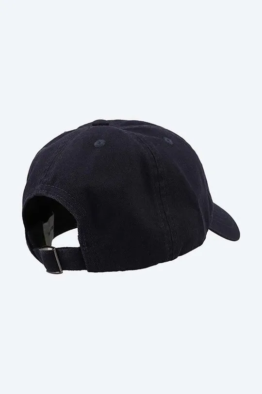 Wood Wood cotton baseball cap Low Profile navy blue color 12110804.7083