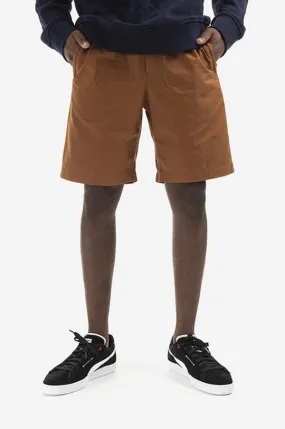 Wood Wood cotton shorts Alfred brown color