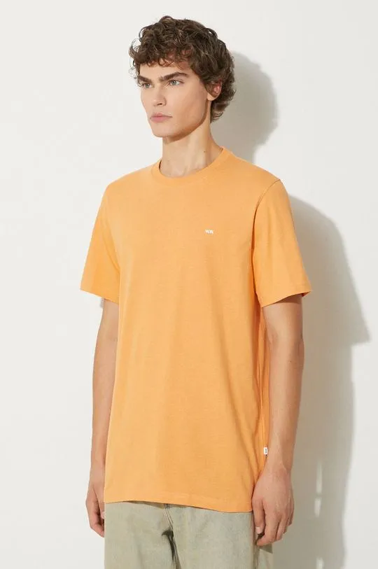 Wood Wood cotton t-shirt orange color