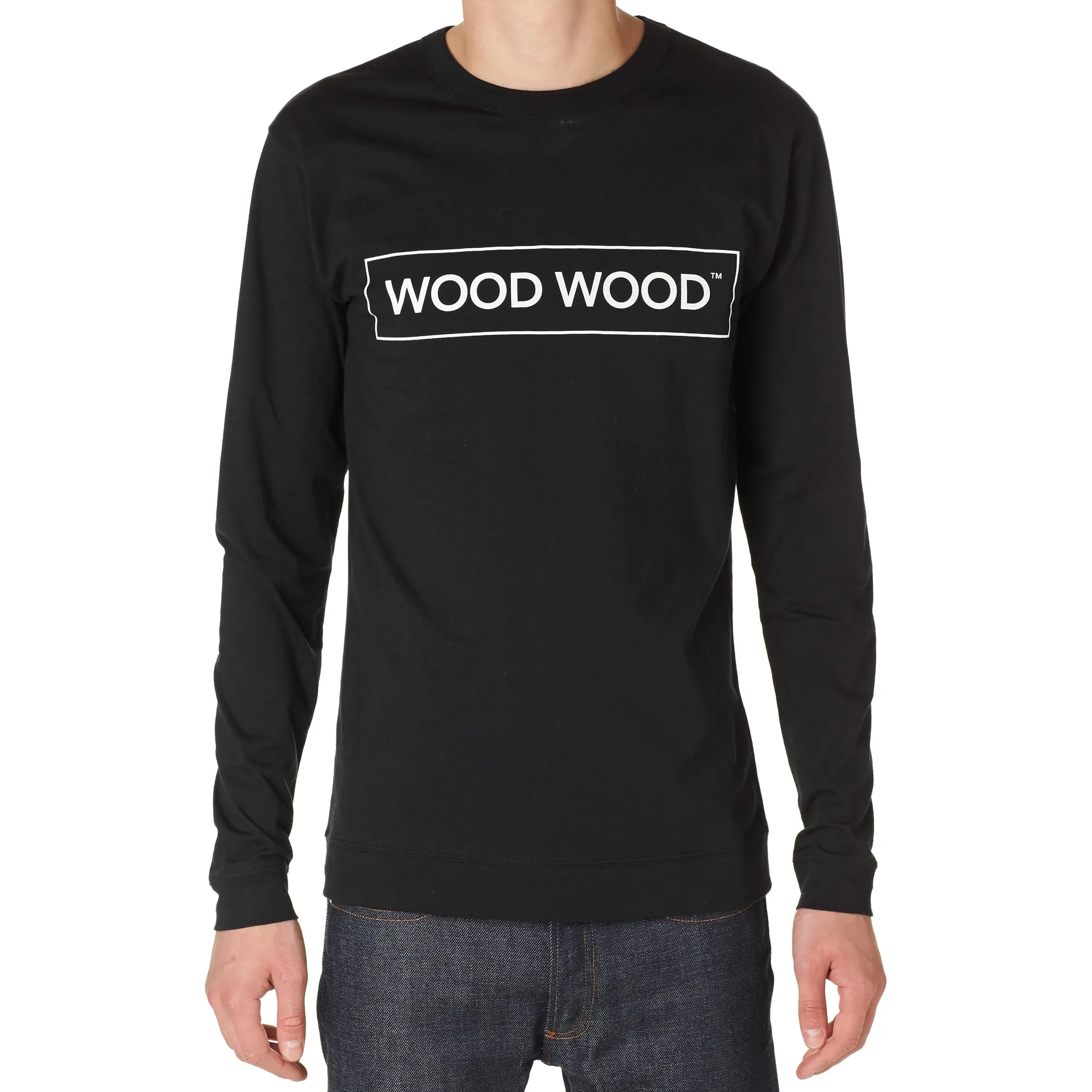 Wood Wood Long Sleeve Talan TeeBlack