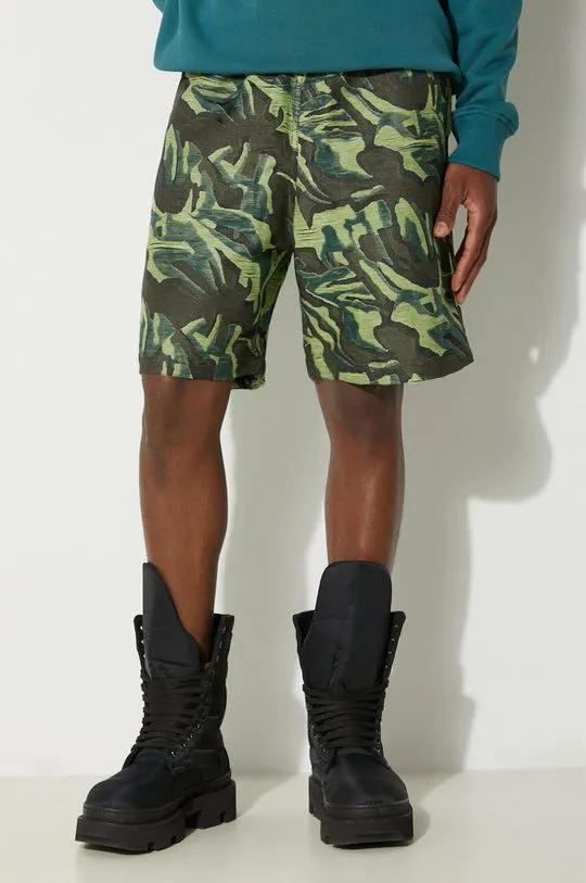 Wood Wood shorts men's green color