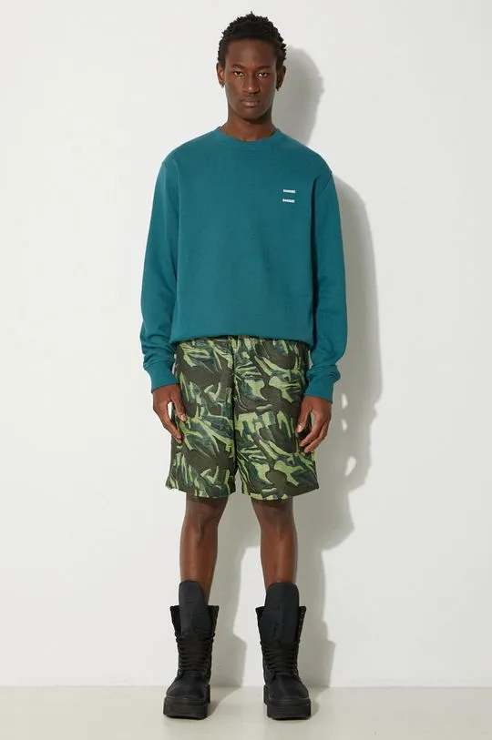 Wood Wood shorts men's green color