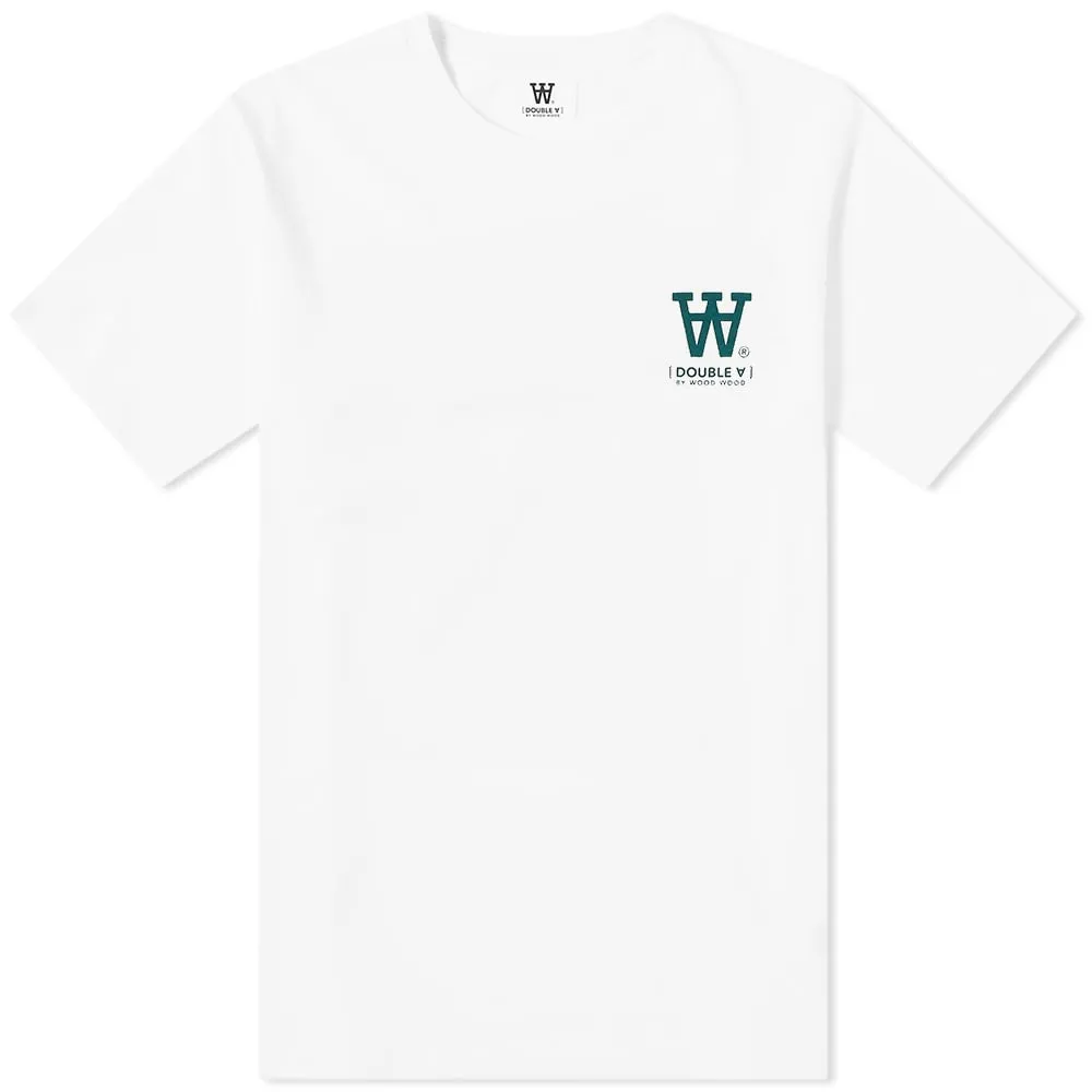 Wood Wood Small Aa Ace T-ShirtBright White